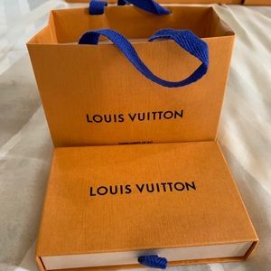 Authentic Louis Vuitton small box w/ Shopping Bag